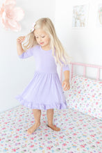 Load image into Gallery viewer, Lavender Lillies Girls Dress with bottoms