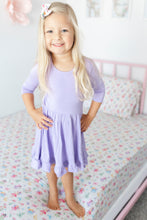 Load image into Gallery viewer, Lavender Lillies Girls Dress with bottoms