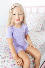 Load image into Gallery viewer, Lavender 2-Piece Shorts Pjs
