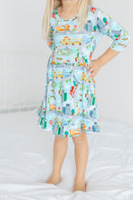 Load image into Gallery viewer, Tiny Town Girls Dress with bottoms