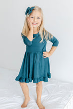 Load image into Gallery viewer, Stormy Sky Girls Dress with bottoms
