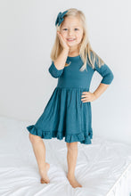 Load image into Gallery viewer, Stormy Sky Girls Dress with bottoms