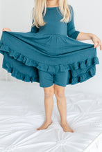 Load image into Gallery viewer, Stormy Sky Girls Dress with bottoms