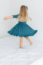 Load image into Gallery viewer, Stormy Sky Girls Dress with bottoms
