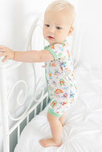 Load image into Gallery viewer, Garden Gnomes Shorts Romper