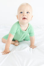 Load image into Gallery viewer, Grassy Green Shorts Romper