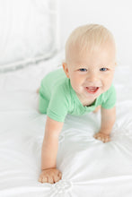 Load image into Gallery viewer, Grassy Green Shorts Romper