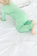 Load image into Gallery viewer, Grassy Green Long Sleeve Romper