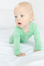 Load image into Gallery viewer, Grassy Green Long Sleeve Romper