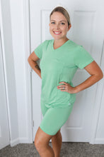 Load image into Gallery viewer, Grassy Green Women's Biker shorts