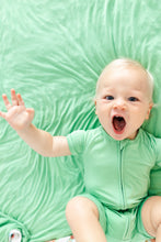 Load image into Gallery viewer, Grassy Green Adult Quilted Blanket