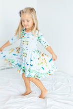 Load image into Gallery viewer, World Map Girls Dress with bottoms