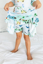 Load image into Gallery viewer, World Map Girls Dress with bottoms