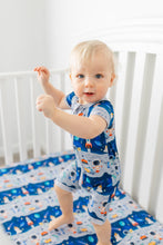 Load image into Gallery viewer, Space Shorts Romper