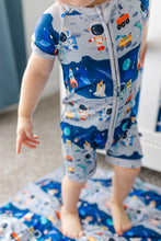 Load image into Gallery viewer, Space Shorts Romper