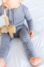 Load image into Gallery viewer, Groovy Grey Long Sleeve Romper