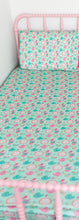 Load image into Gallery viewer, Tea Three Twin Fitted Sheet Plus Pillowcase