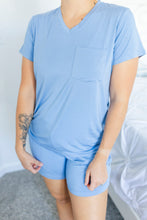 Load image into Gallery viewer, Steele Blue Women's short bottom pjs
