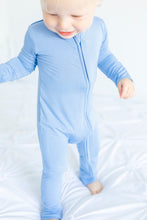 Load image into Gallery viewer, Steele Blue Long Sleeve Romper