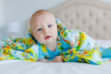 Load image into Gallery viewer, Dino quilted Blanket