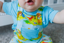 Load image into Gallery viewer, Dinos 2-Piece Overalls