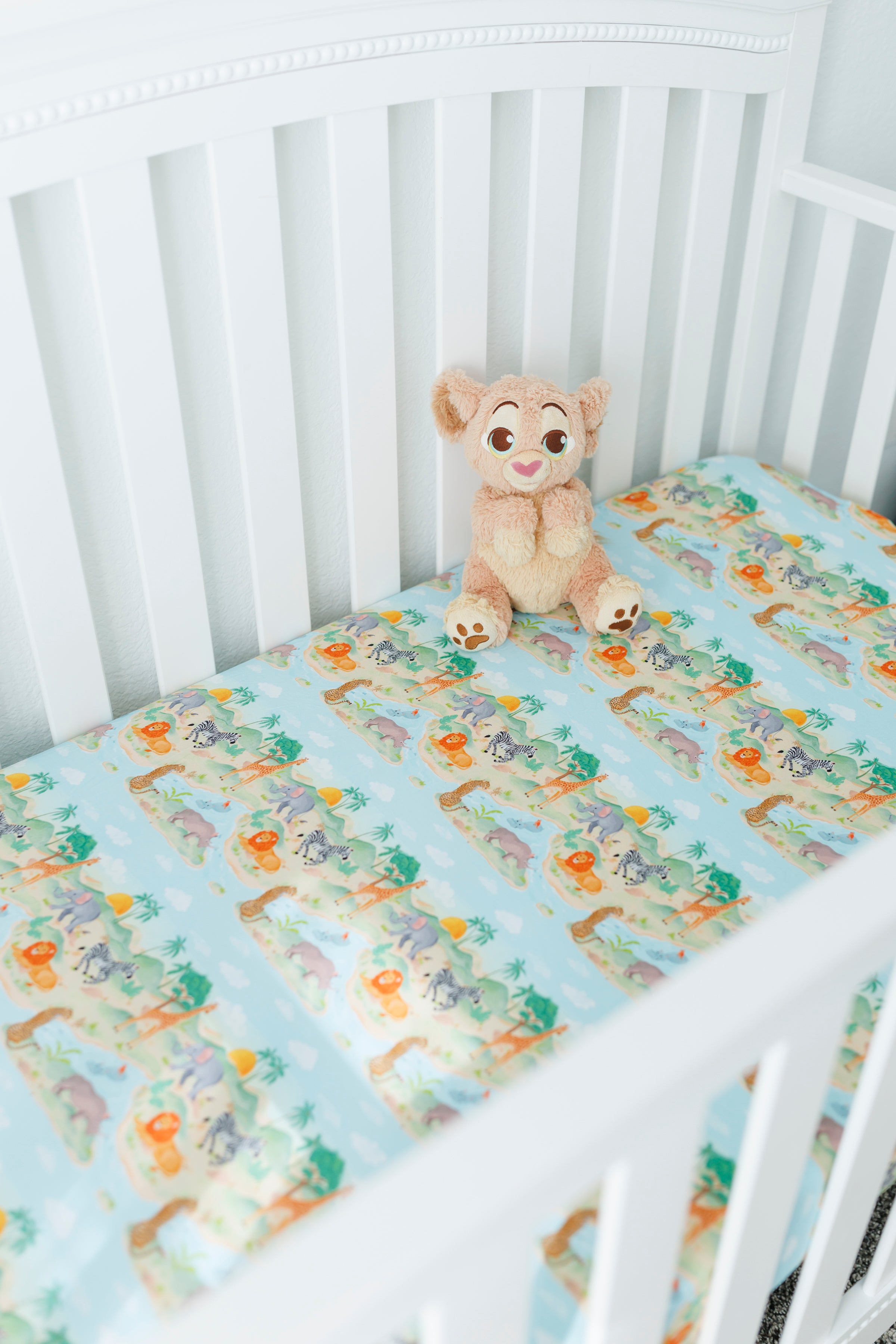 Sunny Safari Crib Sheet – Mama Lulu