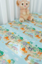 Load image into Gallery viewer, Sunny Safari Crib Sheet