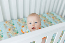 Load image into Gallery viewer, Sunny Safari Crib Sheet