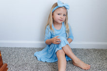 Load image into Gallery viewer, Sky Blue Girls Dress