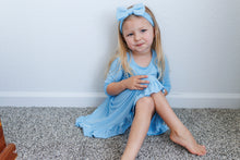 Load image into Gallery viewer, Sky Blue Girls Dress