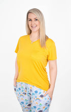Load image into Gallery viewer, Weather Warriors Yellow Women's Short Sleeve top