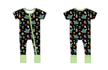 Load image into Gallery viewer, Halloween short Sleeve Romper