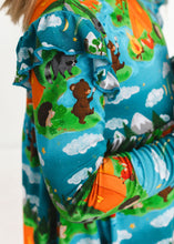 Load image into Gallery viewer, Camping Critters 4-Piece Peplum Set
