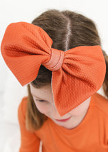 Load image into Gallery viewer, Pumpkin Pie Big Bow Headband