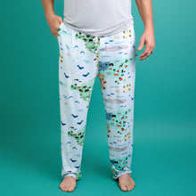 Load image into Gallery viewer, World Map Men's bottom pjs