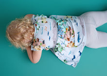 Load image into Gallery viewer, World Map 3-Piece Peplum Set