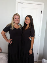 Load image into Gallery viewer, Nighty Night Black Maxi Dress