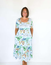 Load image into Gallery viewer, World Map Women's Maxi Dress