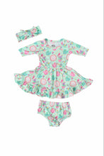 Load image into Gallery viewer, Tea Three Girls Dress with bottoms