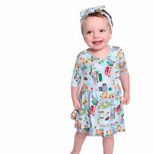 Load image into Gallery viewer, Tiny Town Girls Dress with bottoms