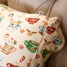 Load image into Gallery viewer, Cream Cocoa Cups Pillowcase