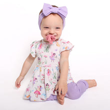 Load image into Gallery viewer, Lavender Lillies Bamboo Headband