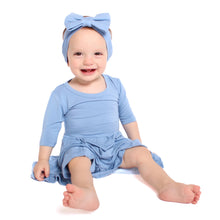 Load image into Gallery viewer, Steel Blue Bamboo Headband