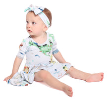 Load image into Gallery viewer, World Map Bamboo Headband