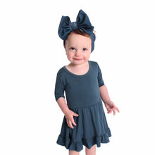 Load image into Gallery viewer, Stormy Sky Big Bow Headband