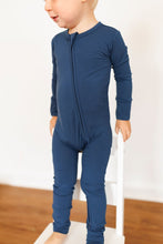 Load image into Gallery viewer, Brielle Blue Long Sleeve Romper