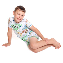 Load image into Gallery viewer, World Map 2-Piece Shorts Pjs