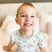 Load image into Gallery viewer, Busy Bugs 2-Piece Short Sleeve Pjs