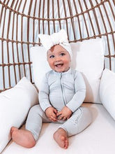 Load image into Gallery viewer, Goodnight Graphite Long Sleeve Romper