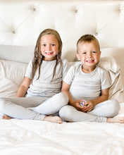 Load image into Gallery viewer, Goodnight Graphite 2-Piece Short Sleeve Pjs